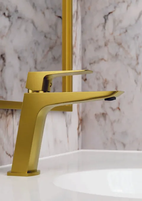 Monomando para lavabo Marriot · serie Marriot · oro