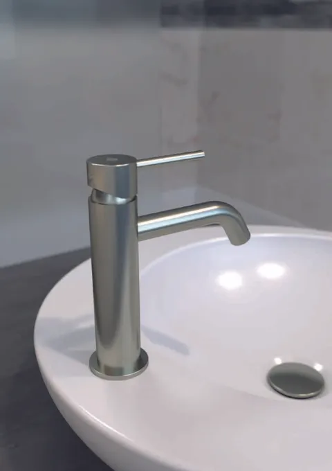 Monomando para lavabo Sirio · serie Sirio · níquel