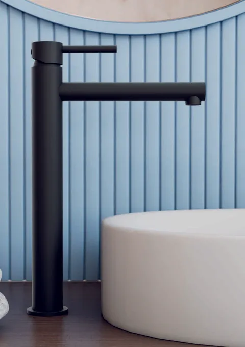 Monomando para lavabo Mio · serie Mio · negro