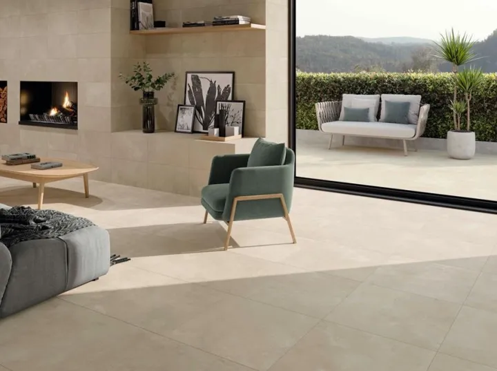 Elementi InOut · Beige puesto en ambiente